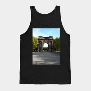 Scottish Photography Series (Vectorized) - McLennan Arch, Glasgow Green Tank Top